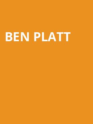 Ben Platt, Palace Theater, New York