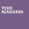 Todd Rundgren, Bergen Performing Arts Center, New York