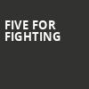 Five for Fighting, Tarrytown Music Hall, New York