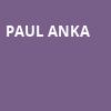Paul Anka, Bergen Performing Arts Center, New York
