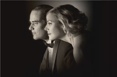 Kim Cattrall and Paul Gross in Private Lives at Music Box Theater