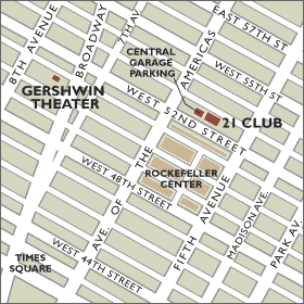 Gershwin Theater Map