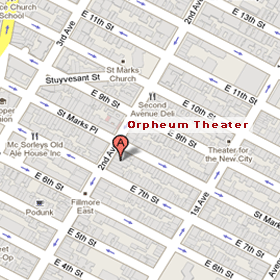 Orpheum Theater Map