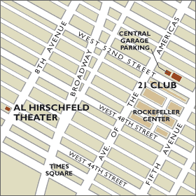 Al Hirschfeld Theater Map