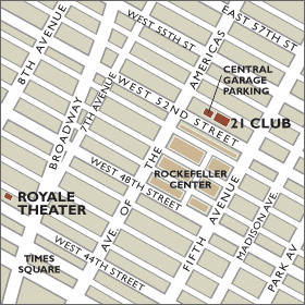 Bernard B Jacobs Theater Map