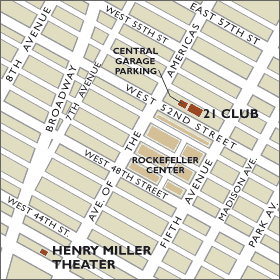 Henry Millers Theater Map