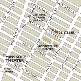 Minskoff Theater Map