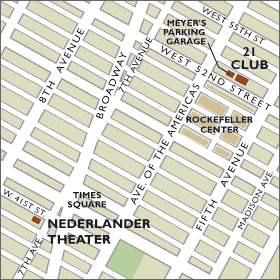 Nederlander Theater Map