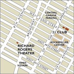 Richard Rodgers Theater Map
