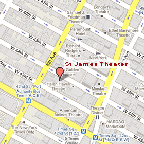 St James Theater Map
