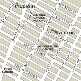 Studio 54 Map