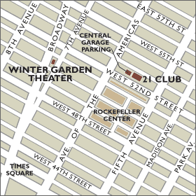 Winter Garden Theater Map