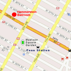 Hammerstein Ballroom Map