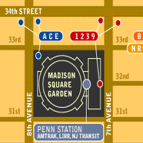 Madison Square Garden Map