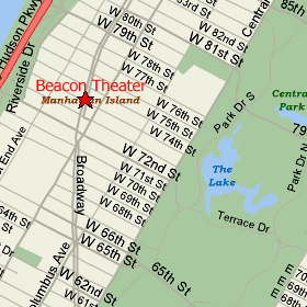Beacon Theater Map