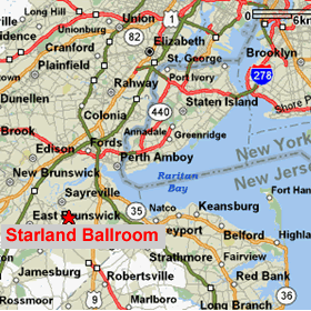 Starland Ballroom Map