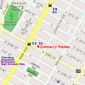 Blender Theater at Gramercy Map