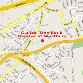 Capital One Bank Theatre at Westbury Map