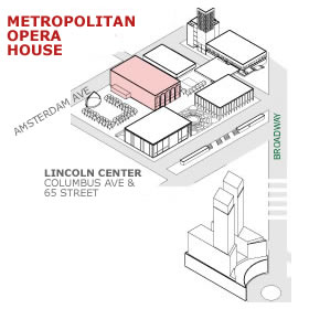 Metropolitan Opera House Map