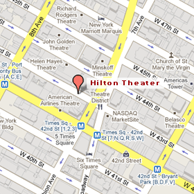 Hilton Theater - New York Map