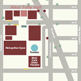 Alice Tully Hall Map