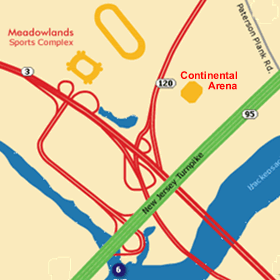 Giants Stadium Map