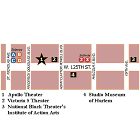 Apollo Theater Map
