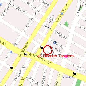 Bleecker Street Theater Map