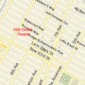 45th Street Theater Map