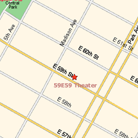 59E59 Theater Map