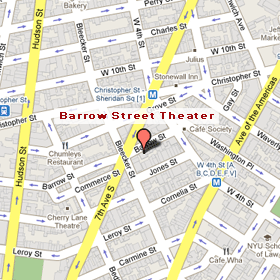 Barrow Street Theater Map