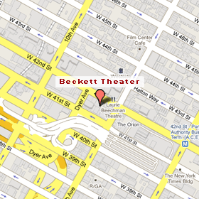Beckett Theater Map