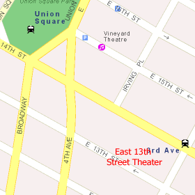 East 13th Street Theater Map