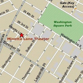 Minetta Lane Theater Map