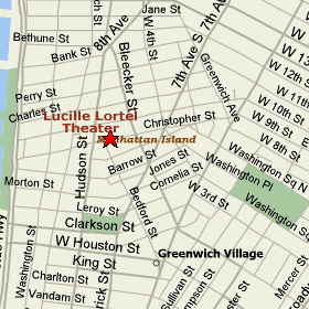Lucille Lortel Theater Map