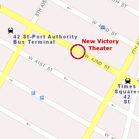 New Victory Theater Map
