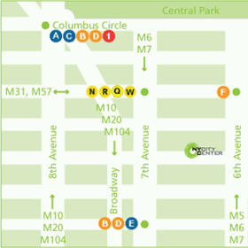 New York City Center Map