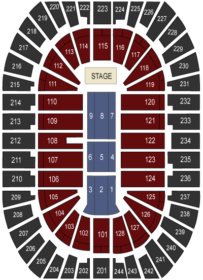 IZOD CENTER. 50 State Route 120, East Rutherford, NJ 07073. SHOWS · SEATING 