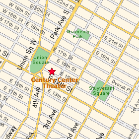 Century Center Theater Map