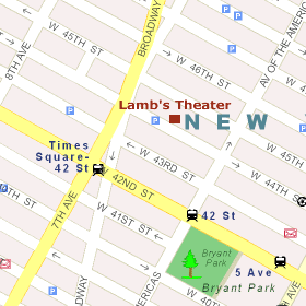Lambs Theater Map