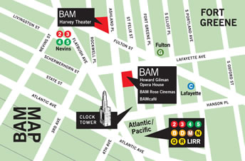 Harvey Theater Map