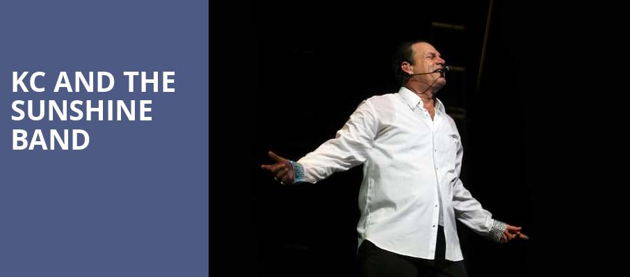 KC and the Sunshine Band, Bergen Performing Arts Center, New York