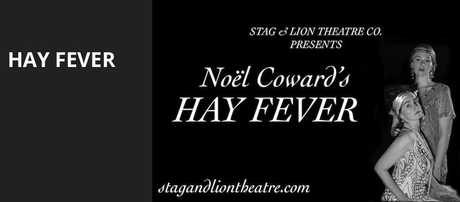 Hay Fever, Trinity Theatre, New York