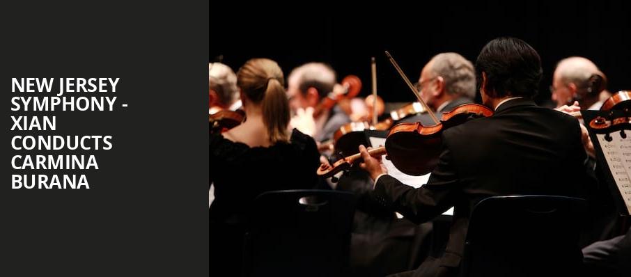 New Jersey Symphony Xian Conducts Carmina Burana, Prudential Hall, New York