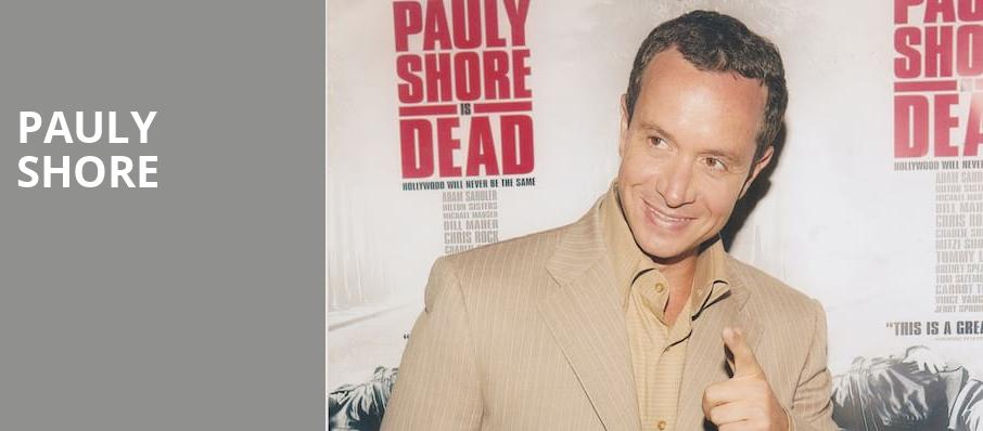 Pauly Shore, Bergen Performing Arts Center, New York