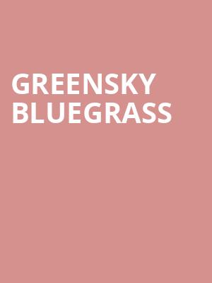 Greensky Bluegrass, Hackensack Meridian Health Theatre, New York