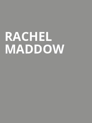 Rachel Maddow, Kaufmann Concert Hall, New York
