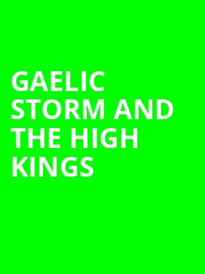 Gaelic Storm and The High Kings, New York Society For Ethical Culture Concert Hall, New York