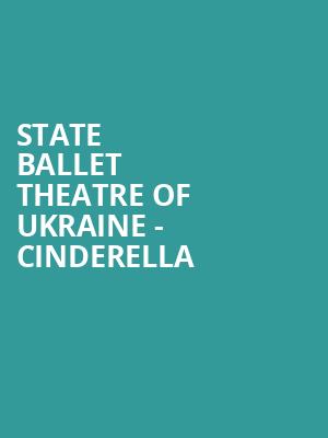 State Ballet Theatre of Ukraine Cinderella, Prudential Hall, New York