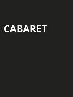 Cabaret, August Wilson Theater, New York